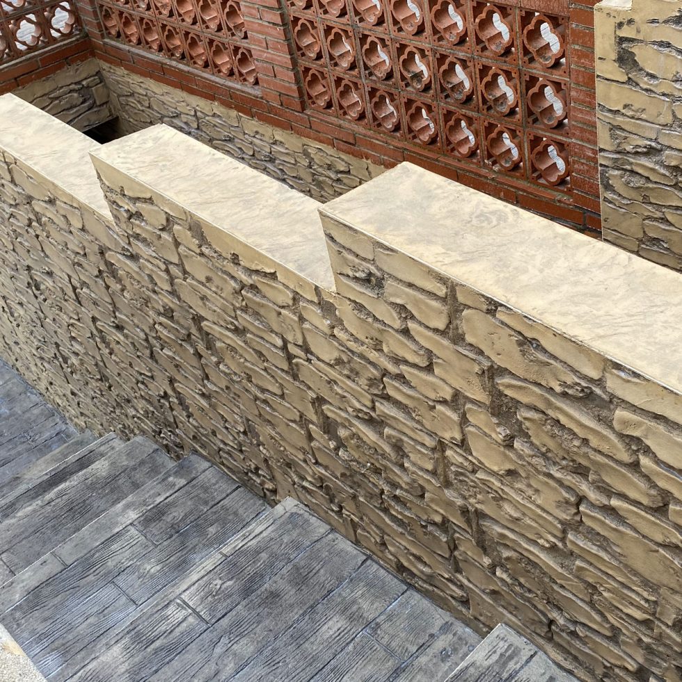 Paredes de Hormigón Impreso - Beton Imprime Sancli